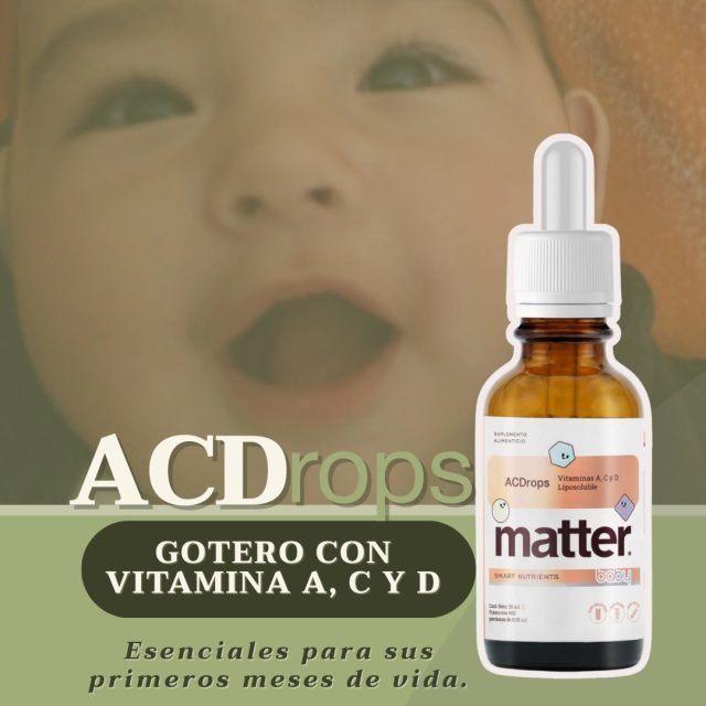¿Tu pediatra te recetó darle a tu bebé vitaminas A, C y D, esenciales para que sus huesos crezcan fuertes y su desarrollo sea el ideal? ¿Pero es tu primera vez navegando el mundo de los suplementos para tu bebé?
No estás sola. 🍼
Sabemos que esos primeros 12 meses están llenos de preguntas, especialmente cuando se trata de su nutrición. Por eso existe ACDrops, el aliado diseñado específicamente para la etapa más tierna de tu pequeño (0 a 12 meses).¿Por qué las mamás lo eligen? El Trío Perfecto: vitaminas A,C y D. Además, ¡es tan fácil de dosificar que se volverá parte de su rutina en un segundo!
Adquiérelo en nuestra tienda Essenzia online y boutique. 🛒
