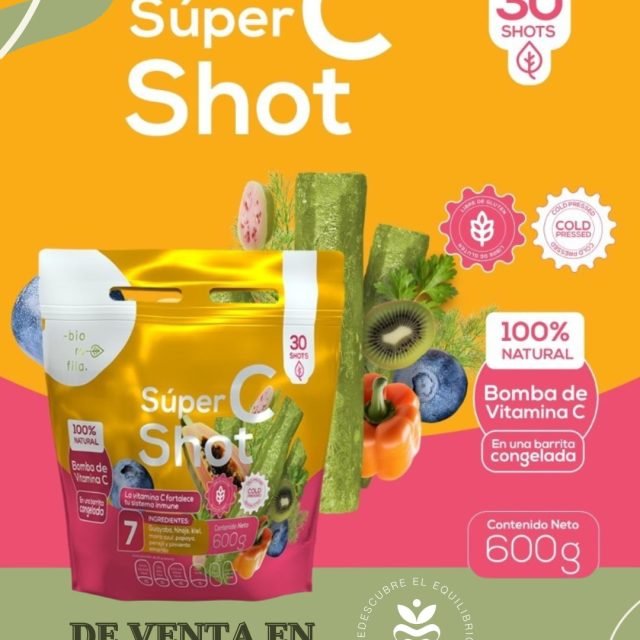 🚀 Un shot como nunca lo habías probado: fresco, natural y directo a tus defensas.
La vitamina C natural fortalece tu sistema inmune, combate el estrés oxidativo y te llena de energía para el día.
Con las barritas congeladas Super C Shot de #Biorofila, disfrutas un boost nutritivo en segundos: práctico, refrescante y 100% natural.
👉 Encuéntralas en Essenzia boutique y transforma tu rutina de bienestar.