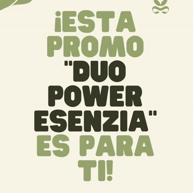 ¡Libera tu máximo potencial! 💪 Con el Duo Power Essenzia, llevas tu entrenamiento al siguiente nivel.

🔹 PURE CREATINA. Creatina Monohidratada: El combustible puro para tus músculos. Más fuerza, más explosión y recuperación ultra rápida.
🔹 BELLEZIA. Colágeno Hidrolizado: El escudo para tus articulaciones y tendones. Entrena sin miedo a las lesiones.

🔥 PROMO DUO POWER ESSENZIA: Llévate AMBOS por solo $500 (Ahorra sobre el precio regular).
⏳ Vigencia: 10 al 31 de marzo 2026.
🚀 ¡No entrenes a medias, entrena con Poder!

📲 Pide el tuyo aquí en tienda en línea o acude a la tienda boutique Essenzia.
