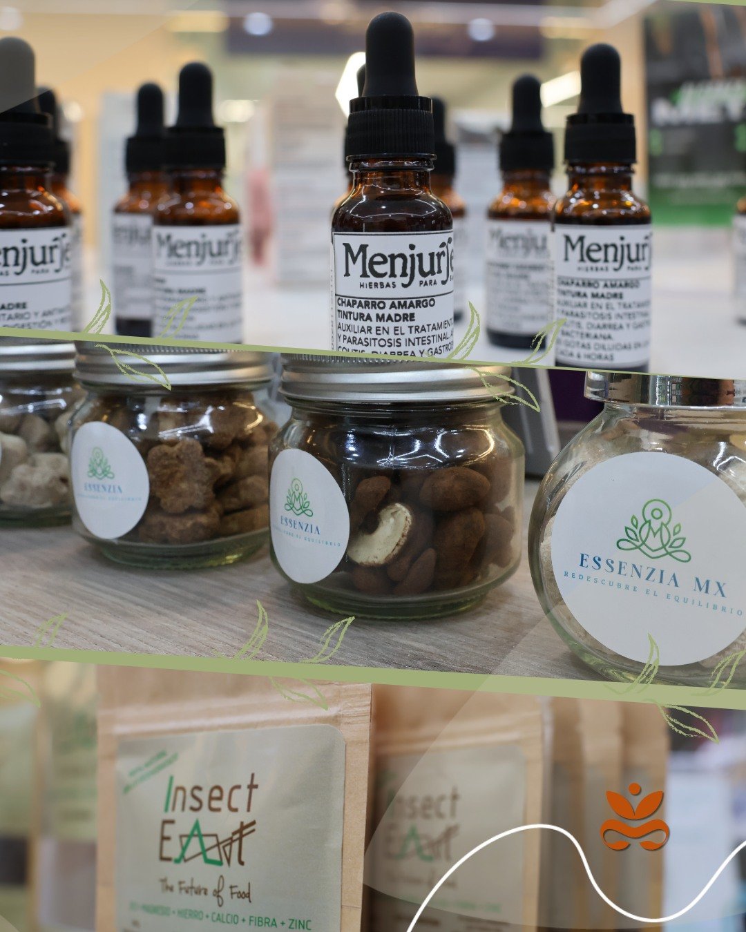 Este Día de la Madre Tierra, el lema nos invita a restaurar nuestra conexión del suelo al alma. En Essenzia, creemos que esa restauración empieza en tu hogar, por eso elegimos marcas que son un tributo directo a lo que el suelo nos regala, tratándolo con el respeto que merece, por ejemplo:

- Menjurjes: La sabiduría de las plantas en su forma más pura. Tinturas y tés que utilizan la herbolaria consciente para sanar desde adentro 🍵🍃
- Insect EAT: Grillos deshidratados (enteros y en polvo) que ofrecen una nutrición superior con un impacto ambiental mínimo. 🦗💪
-O nuestros snacks Essenzia: El regreso a lo básico. Frutos secos y semillas con combinaciones gourmet deliciosas, en envases de vidrio, reduciendo plásticos.

Explora nuestra selección de esta y otras marcas responsables en tienda Boutique Essenzia o en nuestra tienda en línea.