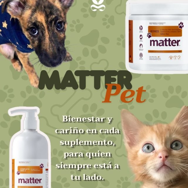 Para los que amamos a nuestro perrito o gatito sabemos que es un miembro importante de la familia. Por eso, cuidar su salud desde adentro es la mayor muestra de amor que podemos darles. 

🤍En este Día Mundial del #Veterinario, queremos agradecer a las y los profesionales que dedican su vida a proteger a nuestros compañeritos. 

Y cuando tu veterinario/a recomienda fortalecer su salud, en #Essenzia estamos listos para acompañarte con @youmatter.mx Pet: suplementos de alta calidad para articulaciones, pelaje y sistema inmune. Fórmulas basadas en nutrición celular que ellos aceptan fácilmente y tú confías plenamente. Productos respaldados por expertos para que tu mejor amigo esté contigo por mucho más tiempo.
Encuentra la línea #Matter Pet en tienda Boutique Essenzia o recíbela en casa comprando en línea. 🛍️🐶🐱