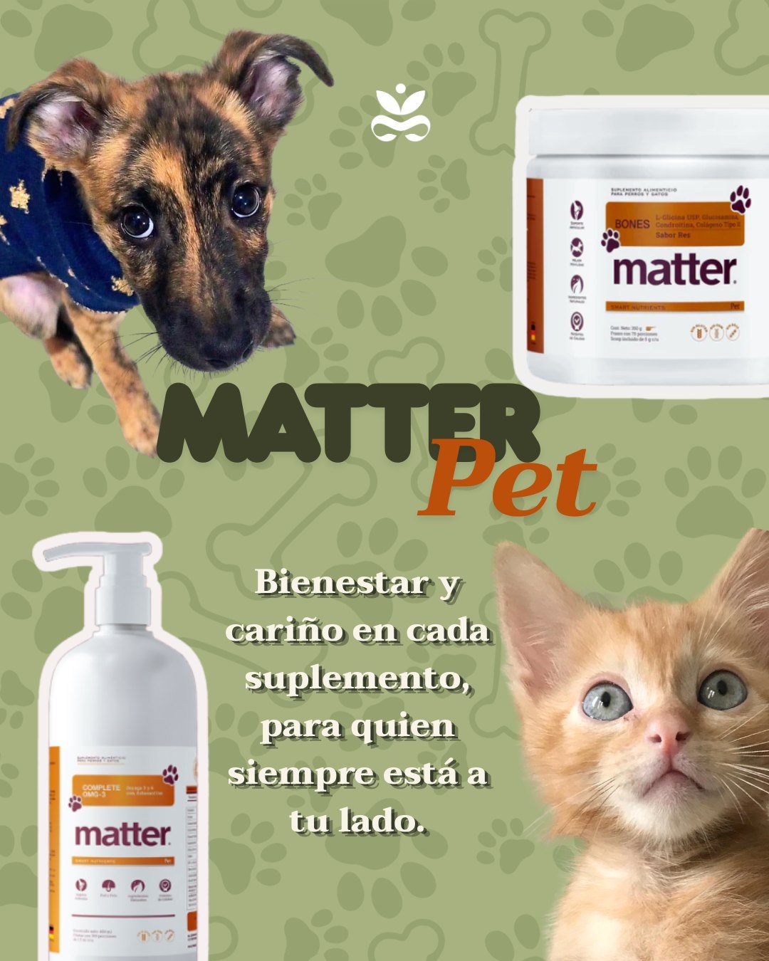 Para los que amamos a nuestro perrito o gatito sabemos que es un miembro importante de la familia. Por eso, cuidar su salud desde adentro es la mayor muestra de amor que podemos darles. 

🤍En este Día Mundial del #Veterinario, queremos agradecer a las y los profesionales que dedican su vida a proteger a nuestros compañeritos. 

Y cuando tu veterinario/a recomienda fortalecer su salud, en #Essenzia estamos listos para acompañarte con @youmatter.mx Pet: suplementos de alta calidad para articulaciones, pelaje y sistema inmune. Fórmulas basadas en nutrición celular que ellos aceptan fácilmente y tú confías plenamente. Productos respaldados por expertos para que tu mejor amigo esté contigo por mucho más tiempo.
Encuentra la línea #Matter Pet en tienda Boutique Essenzia o recíbela en casa comprando en línea. 🛍️🐶🐱