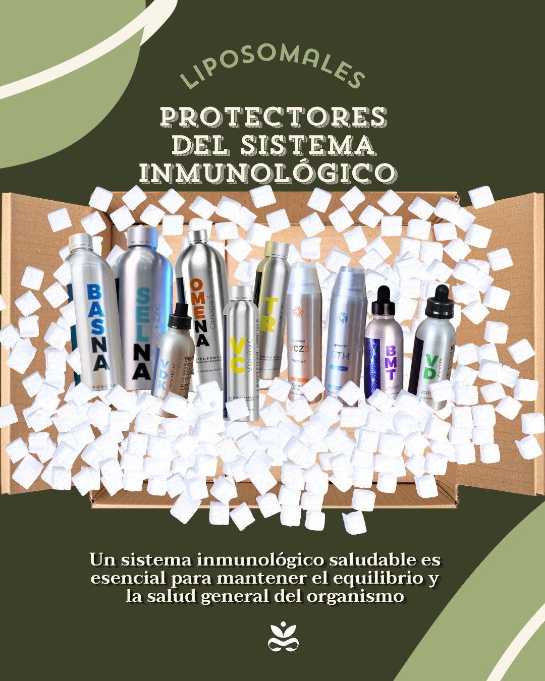 Un sistema inmunológico saludable es clave para tu equilibrio y bienestar 🌿✨. 

En Essenzia creemos que la protección también puede venir de la ciencia, por eso contamos con suplementos liposomales de #KEMVida como: BASNA, BMT, Omega 3, GTH, SELNA, TR, VCZD, VC, VD y VDK, que están diseñados para apoyar tu sistema inmunológico de manera práctica y efectiva, además de otros beneficios específicos. 

Este Día de la Inmunología te invitamos a informarte, hablar con tu médico y descubrir cuáles de estos pueden ayudarte según tus necesidades de salud. Y recuerda: durante abril tienes 20% de descuento en todos los liposomales… 
¡aprovecha mañana termina la promo!
