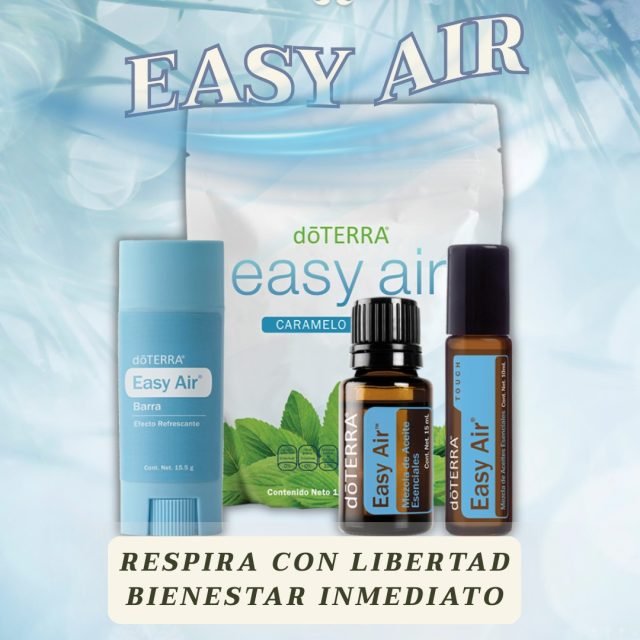 🌬️ El arte de respirar con libertad. ¿Alguna vez te has detenido a valorar un respiro profundo? 
En el Día Mundial del Asma, recordamos que tu entorno es clave. Aunque no reemplazamos tu tratamiento, la línea Easy Air de doTERRA es el aliado natural perfecto para crear una atmósfera de calma y apertura en casa o donde estés. ❄️🌱Tu kit esencial para días ligeros: 

- Barra Easy Air: Aplicación rápida en pecho para una sensación de frescura inmediata.
- Aceite Esencial: Laurel y Eucalipto en tu difusor para "limpiar" el ambiente.
- Caramelos: Bienestar respiratorio que te acompaña a todos lados.

Recupera esa sensación de ligereza con el poder de la naturaleza. 🌬️💙

📍 Encuéntralos en #Essenzia: Av. Cuauhtémoc 1040, CDMX (Torre de Especialidades, H. San Ángel Inn).🕘 Horarios: Lun-Vie 8:00 a 20:00 | Sáb 9:00 a 18:00 hrs.
#DíaMundialDelAsma #RespiraLibre #EssenziaWellness #BienSer

Recuerda NO son medicamentos o remedios herbolarios, su uso es responsabilidad de quien los consume.
