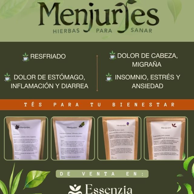 La naturaleza nos regala hojas y raíces que alivian lo cotidiano: un resfriado, dolor de cabeza, ansiedad o malestar estomacal…
🌿✨ Los tés nos recuerdan que las plantas cuidan de nosotros con su sabiduría ancestral.
Por eso celebramos este día con #Menjurjes, nuestra marca aliada que transforma la herbolaria tradicional en mezclas reparadoras y llenas de significado.
👉 Descubre sus fórmulas y conecta con el poder natural que acompaña tu bienestar.
Adquiérelos en tu tienda boutique Essenzia o en línea.
*No son medicamentos.