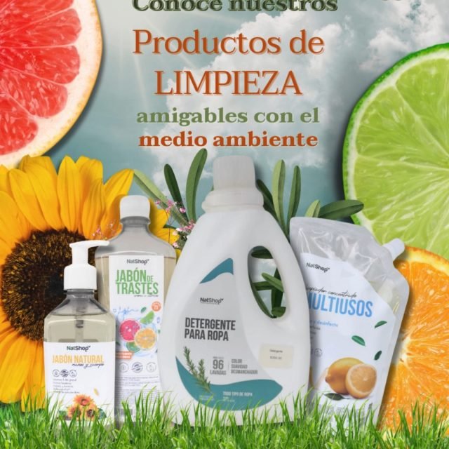 En este #DíaMundial del #MedioAmbiente, te retamos a transformar tu rutina de limpieza y aseo personal con #NatShop.Esta marca mexicana se ha convertido en la favorita de quienes buscan un estilo de vida sustentable y libre de tóxicos. Sus fórmulas orgánicas y biodegradables protegen a tu familia y eliminan el impacto ambiental:
-Para tu hogar: Limpiadores multiusos y de madera concentrados (¡una sola botella rinde hasta 4 veces más, reduciendo el plástico!).-Para ti: Shampoos naturales de lavanda, cremas de coco orgánico y jabones artesanales que nutren tu piel sin contaminar. Menos químicos, menos plástico, más vida. 🌿📍 Ven por tus básicos a nuestra Tienda Boutique Essenzia o recíbelos en casa comprando directamente en nuestra tienda en línea.#RedescubreElEquilibrio #BienSer