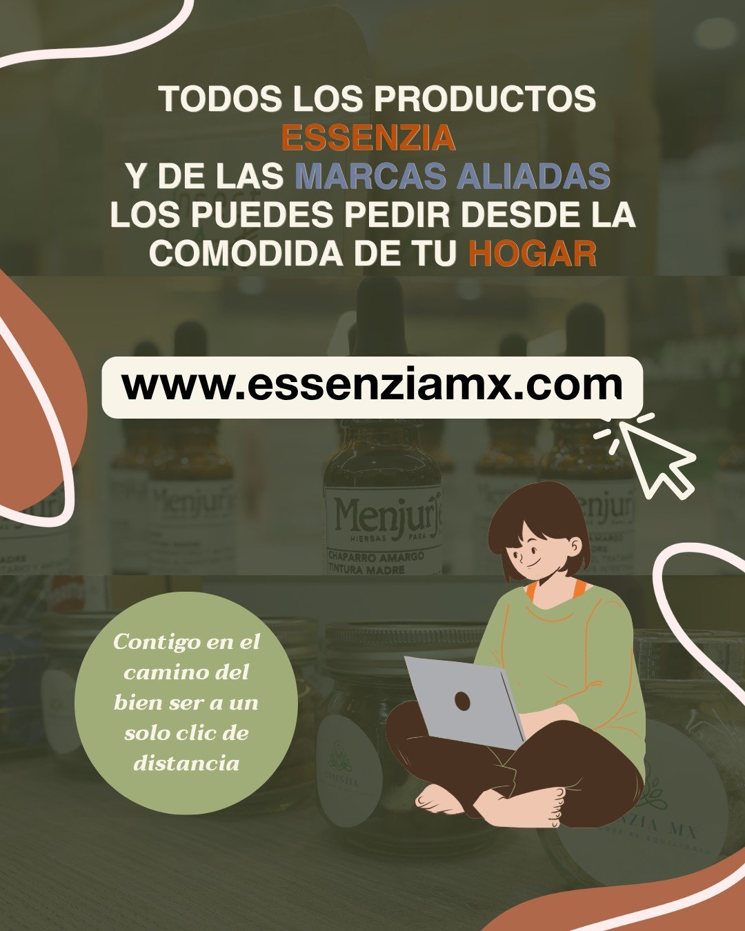 ¿Y si el bienestar tocara a tu puerta con solo un clic? 🌐✨
A veces posponemos cuidar de nosotros porque "no hay tiempo" de ir a la tienda, buscar opciones limpias o comparar etiquetas. Pero en Essenzia te lo pusimos muy fácil.
Todos nuestros productos premium, como suplementos liposomales, snacks saludables, adaptógenos, entre muchos más están disponibles en nuestra tienda en línea Essenzia. Sin tráfico, sin filas y directo a tu casa.
Tu siguiente nivel de energía y salud está a un clic.
🛒 Entra ahora en el link in bio y llena tu carrito con el bienestar que te mereces hoy mismo.#BienSer #BienEstar