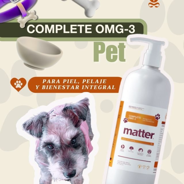 #SabíasQue el Omega-3 es bueno para el cerebro de tu perro… 🧠🐶
El DHA y el EPA son el verdadero combustible para la mente de tu mejor amigo. Complete OMG-3 Pet de #Matter nutre su sistema nervioso central, favorece el funcionamiento cerebral y mantiene activa su agilidad mental y vista; además de su piel y articulaciones.Por eso, aunque algunos “sola-mente” sigan promoviendo discursos de odio acerca de su existencia, en #Essenzia tenemos la convicción de que su vida y bienestar sí importan. 🐾✨ 🛒 Encuentra Complete OMG-3 Pet en Essenzia: Disponible ya en nuestra tienda boutique y en línea.Recuerda que integrar a un perrito a nuestras vidas es una decisión consciente que implica cuidarlo y protegerlo con lo mejor.#DiaMundialDelCerebro2026 #SaludCerebral #Equlibrio
*No es un medicamento. Consulta con tu veterinario