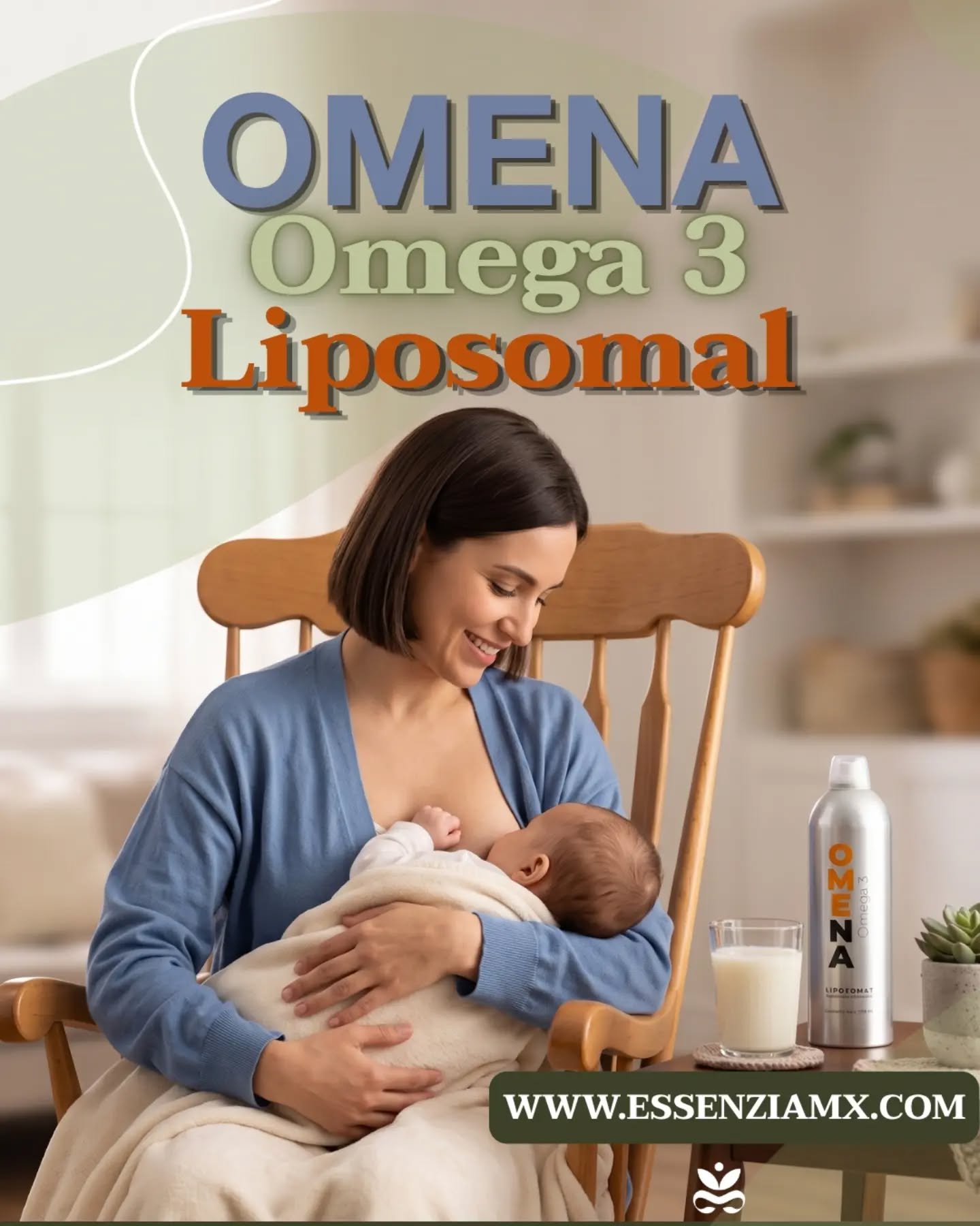La lactancia materna🤱🏻 es una de las etapas más hermosas, pero también más demandantes para el cuerpo de una mamá. Producir leche requiere un esfuerzo nutricional enorme, y el DHA y EPA (Omega 3) son fundamentales no solo para el desarrollo cerebral y visual de tu bebé a través de la leche, sino también para proteger tu propia salud cognitiva y cardiovascular.👩🏻👶🏻#OMENA es Omega 3 liposomal a base de aceite de pescado concentrado:- Brinda hasta 900 mg de la combinación de DHA y EPA.-Ayuda a aminorar la inflamación, reducir triglicéridos y proteger tu función cognitiva durante la lactancia.Cuidar tu salud es el primer paso para cuidar la de tu bebé. Si tu médico ya incluyó este suplemento en tu rutina de postparto y lactancia, asegúrate de consumir la versión de mayor calidad.♥️🛒 Encuentra OMENA en #Essenzia, en tienda boutique o en línea.