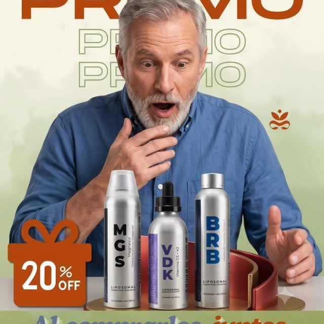 ¡Ver a quienes más amas vitales, independientes y de buen humor no tiene precio! ♥️Pensando en su bienestar integral,  tenemos un combo ideal para movilidad y vitalidad: la sinergia liposomal de VDK (D3 + K2), BRB (Omega 3, B6, B12, CoQ10, Zinc) y MGS (Magnesio).
Fuerza y movilidad 💪🏼 Mente clara y buen ánimo🧠
Absorción inteligente🤓Tecnología Liposomal.PROMOCIÓN ESPECIAL DEL MES
Demuéstrales tu amor a tus papás que tienen más de 60 años, al regalarles calidad de vida. Lleva el kit completo con 🎆20%🎆 de descuento durante todo AGOSTO.En nuestra tienda en línea o tienda boutique #Essenzia y acompáñalos a seguir disfrutando la vida en movimiento.#DíaDeLasPersonasAdultasMayores #SuplementaciónInteligente #SaludYMovilidad #BienSer