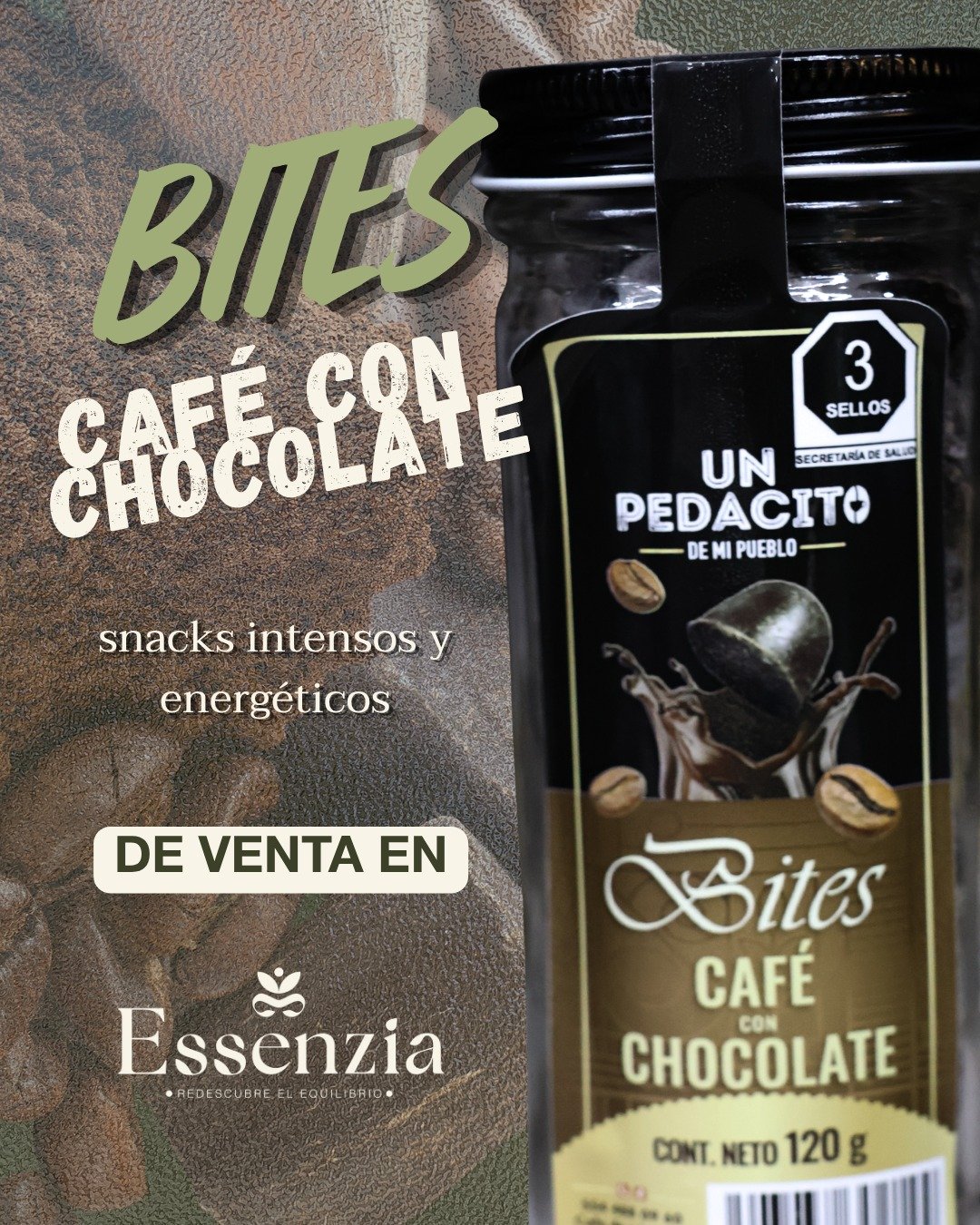 😚👌Disfrutar de un antojo delicioso y al mismo tiempo cuidar de ti es posible. Los granos de café cubiertos de chocolate de la marca Un Pedacito de Mi Pueblo son la combinación perfecta de sabor, energía y tradición.
Beneficios de esta joya artesanal:
⚡Energía natural y enfoque: La cafeína del grano de café alinea la concentración y combate el cansancio.
🍫Poder antioxidante: El cacao aporta flavonoides que protegen las células y benefician la salud cardiovascular.
😜Estímulo para el buen ánimo: Favorece la liberación de endorfinas, brindando una sensación inmediata de bienestar.Además de consentir tu paladar con su contraste crocante y cremoso, cada empaque es una forma de apoyar el talento local y celebrar la riqueza de lo hecho en México.🇲🇽
Encuéntralos disponibles exclusivamente en nuestra tienda boutique #Essenzia y dale un toque de energía y sabor a tu día.