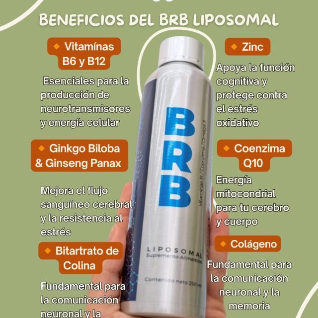 Si notas que la memoria te falla un poco, que la fatiga no se te quita o que el ánimo baja sin razón, tu cerebro y tu corazón te están pidiendo un apoyo directo.🧠💖#BRB Liposomal es una fórmula avanzada diseñada para mantener tu mente clara y tu cuerpo activo. Su combinación de Omega 3, Vitaminas B6 y B12, Coenzima Q10 y Zinc trabaja directo en tus células para:
✅ Nutrir el cerebro y la memoria: Ayuda a mantener la agilidad mental, la concentración y el equilibrio en el estado de ánimo.
✅ Proteger el corazón: Brinda un soporte integral a tu sistema cardiovascular.
✅ Activar tu energía: Combate la fatiga diaria y fortalece las defensas de tu cuerpo.
✅ Absorción máxima: Al ser liposomal, llega exactamente a donde tu organismo lo necesita.📢¡Aprovecha el 20% de descuento en AGOSTO!
Al llevar tu BRB en combo con VDK y MGS, obtienes un 💥20% de descuento automático💥.
Es la nutrición completa que tus articulaciones, músculos y mente necesitan para no detenerte.
Encuentra la promoción en nuestra tienda #Essenzia en línea o en boutique y dale a tu día a día la claridad y energía que mereces.😉🙌