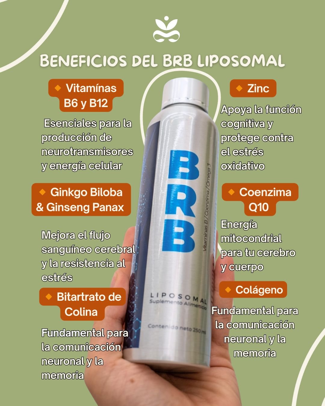 Si notas que la memoria te falla un poco, que la fatiga no se te quita o que el ánimo baja sin razón, tu cerebro y tu corazón te están pidiendo un apoyo directo.🧠💖#BRB Liposomal es una fórmula avanzada diseñada para mantener tu mente clara y tu cuerpo activo. Su combinación de Omega 3, Vitaminas B6 y B12, Coenzima Q10 y Zinc trabaja directo en tus células para:
✅ Nutrir el cerebro y la memoria: Ayuda a mantener la agilidad mental, la concentración y el equilibrio en el estado de ánimo.
✅ Proteger el corazón: Brinda un soporte integral a tu sistema cardiovascular.
✅ Activar tu energía: Combate la fatiga diaria y fortalece las defensas de tu cuerpo.
✅ Absorción máxima: Al ser liposomal, llega exactamente a donde tu organismo lo necesita.📢¡Aprovecha el 20% de descuento en AGOSTO!
Al llevar tu BRB en combo con VDK y MGS, obtienes un 💥20% de descuento automático💥.
Es la nutrición completa que tus articulaciones, músculos y mente necesitan para no detenerte.
Encuentra la promoción en nuestra tienda #Essenzia en línea o en boutique y dale a tu día a día la claridad y energía que mereces.😉🙌