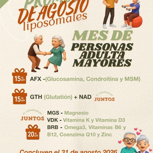 En el Día de las Personas Adultas Mayores celebramos la trascendencia de quienes, a través de su esfuerzo, su trabajo diario y la sabiduría que dan los años, han construido el presente de nuestra sociedad. Su verdadero legado no depende de títulos ni de roles familiares, sino de la huella imborrable que deja cada una de sus experiencias.
Porque su historia nos inspira en #Essenzia dedicamos todo agosto a cuidar su salud y vitalidad. ⏳ ¡Últimos días de promociones especiales en artículos seleccionados de nuestra línea liposomal! La tecnología de alta absorción que su cuerpo necesita para seguir disfrutando cada día con plena energía.
👉 Visita nuestra página web y aprovecha las PROMOS antes de que termine el mes.#DíaDeLasPersonasAdultasMayores #TrascendenciaYLegado #SuplementaciónLiposomal #SaludYBienestar #RedescubreEquilibrio #BienSer