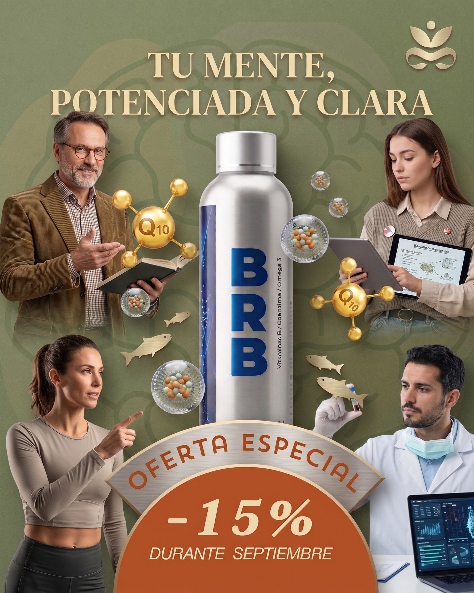 Llegar a la mitad del mes con energía y la mente clara SÍ es posible. ⚡🧠
Gracias a su tecnología liposomal, BRB optimiza la síntesis de neurotransmisores y apoya las funciones vitales del cerebro, permitiéndote responder con agilidad en tu trabajo y mantener la vitalidad en tus entrenamientos diarios.
🔥 Últimos días para aprovechar el 15% OFF de septiembre. 🛒 Consíguelo en boutique o en nuestra tienda en línea Essenzia. 📲 Envíanos un DM o ve al link de la bio para ordenar el tuyo.