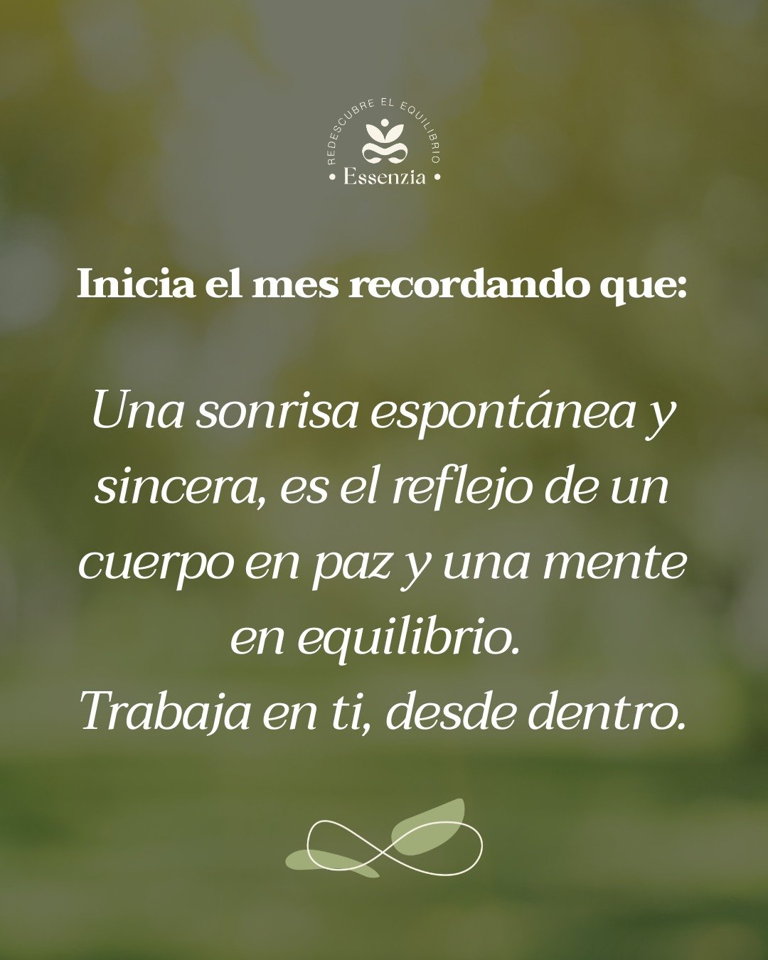 ¿Ya sonreíste hoy? 😃
Si no es así, este es un recordatorio para que lo hagas. 🤣Y si aún así no sientes ánimos, quizá le está faltando algo a tu cuerpo y probablemente necesitas suplementarte. Consulta con un especialista y luego entra a nuestra tienda online #Essenzia para encontrar los mejores suplementos liposomales que te ayudarán a recuperar tu equilibrio, bienestar y sobre todo esa sonrisa que jamás debes perder.
#DíaDeLaSonrisa 😁#Octubre #sonrieyhazsonreir #redescubreelequilibrio