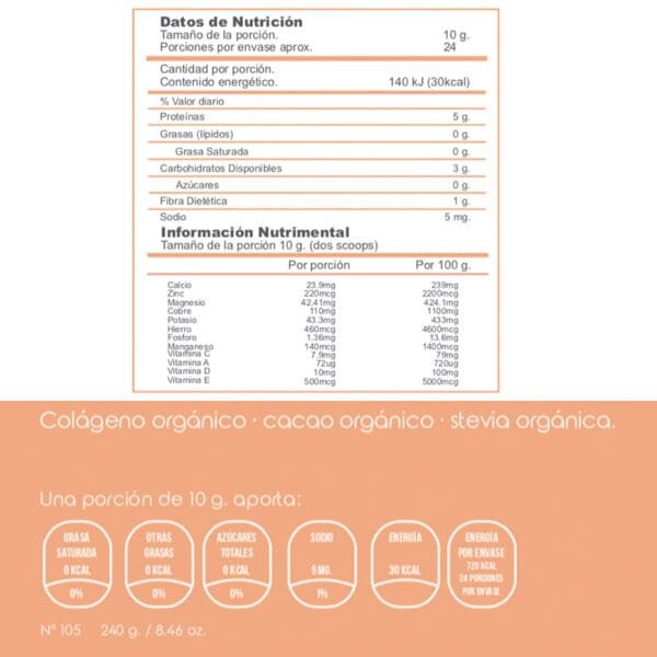 Colágeno bovino de libre pastoreo – Cacao orgánico - Image 4