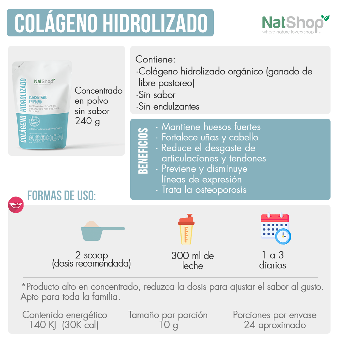 Colágeno hidrolizado – Sin sabor - Image 2