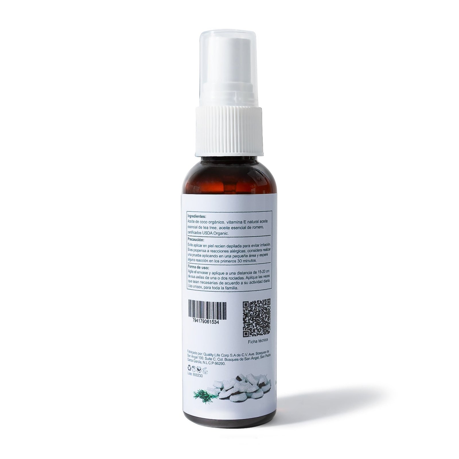 Desodorante 100% natural – Coco orgánico y Vitamina E - Image 3