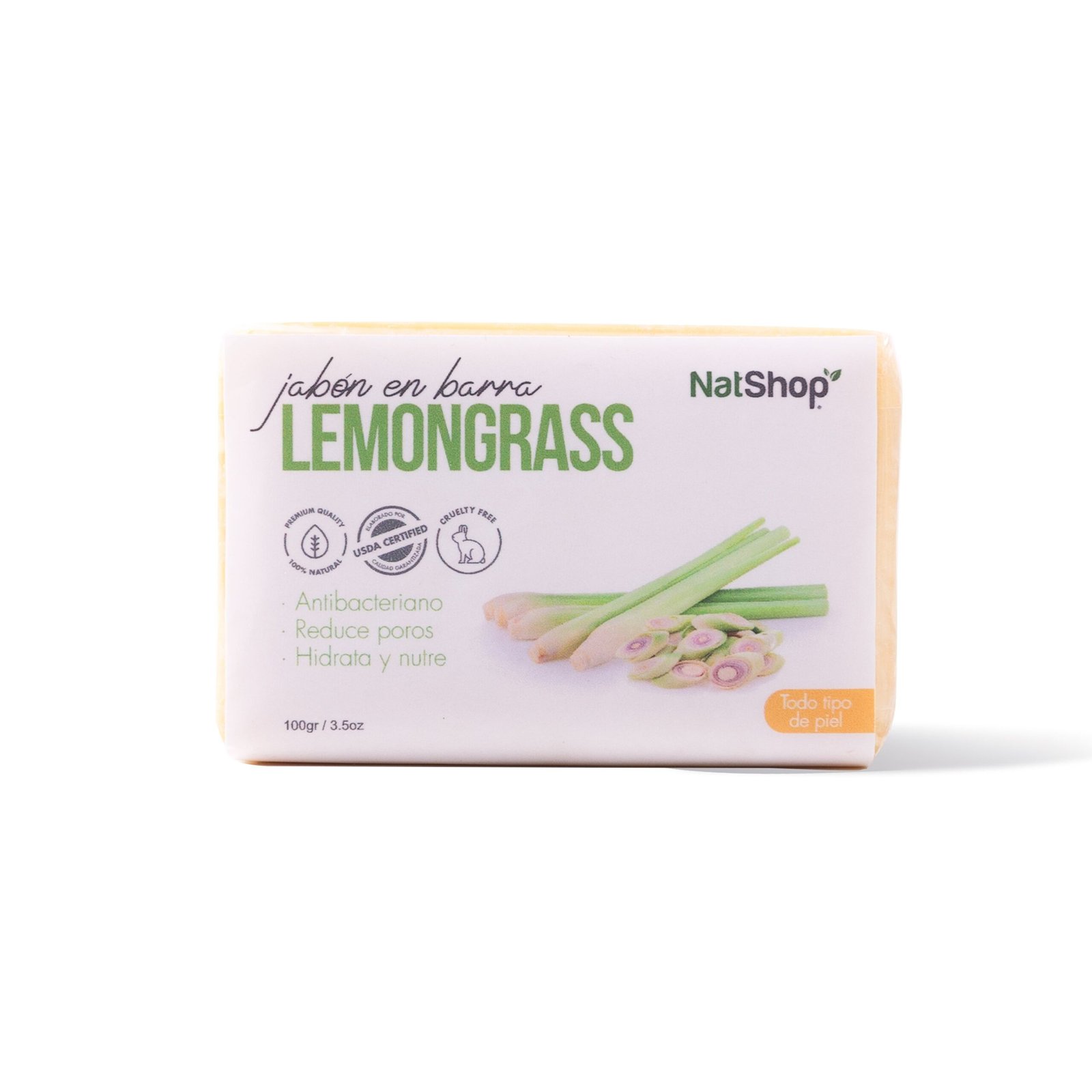 Jabón corporal de Lemongrass orgánico - Image 3