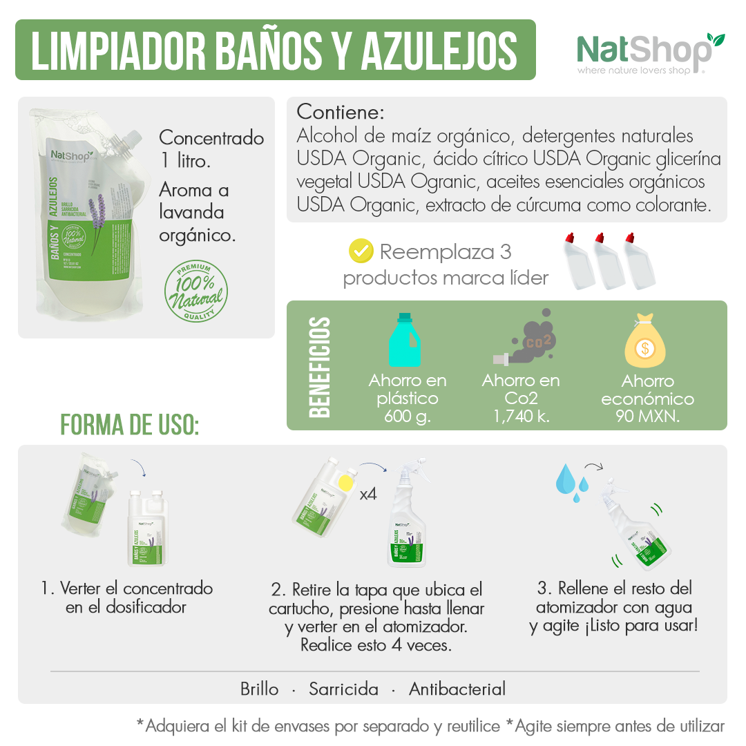 Limpiador de pisos y azulejos- Lavanda orgánica - Image 3