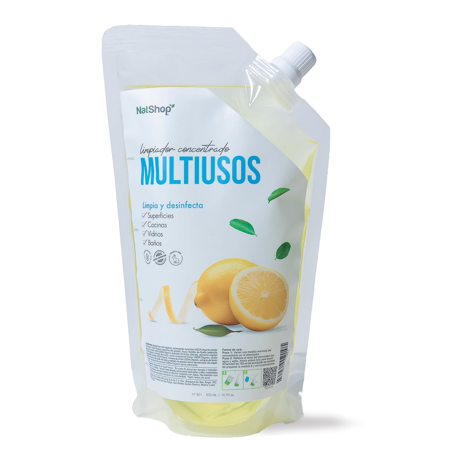 Limpiador multiusos - Lima orgánica