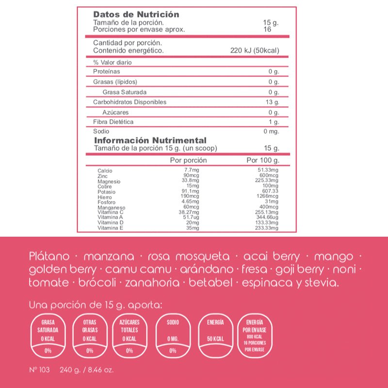 Multivitamínico orgánico sabor manzana - Image 4