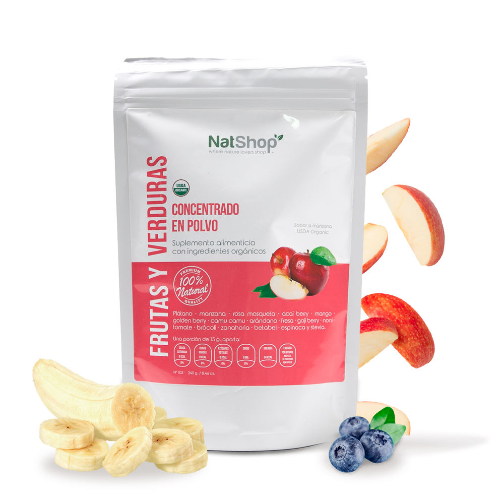 Multivitamínico orgánico sabor manzana - Image 3