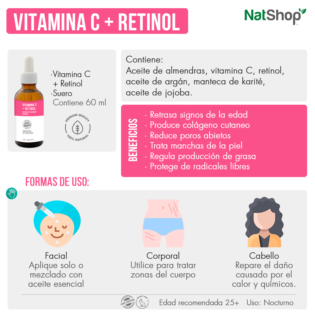 Suero vitamina C + retinol - Image 4