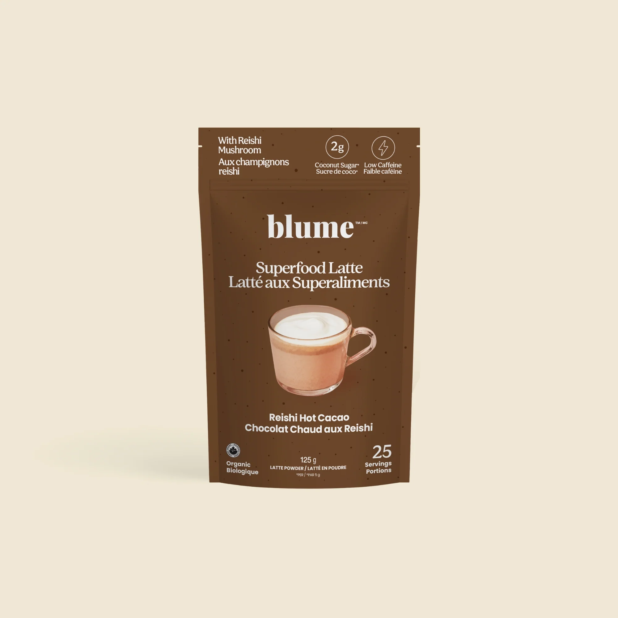 Latte reishi hot