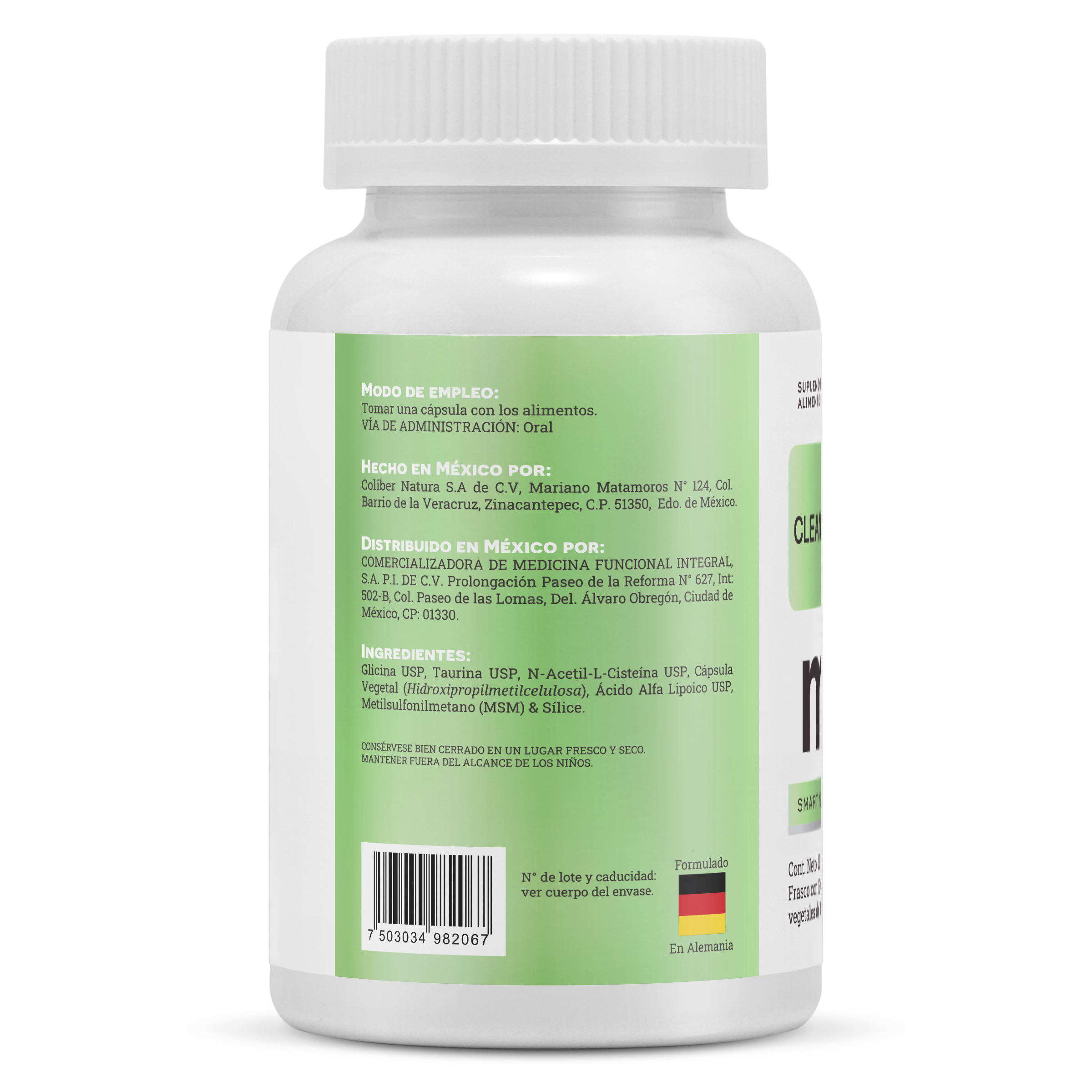 CleantoxÁcido alfa, Lipoico, N-Acetil-Cisteína - Image 3