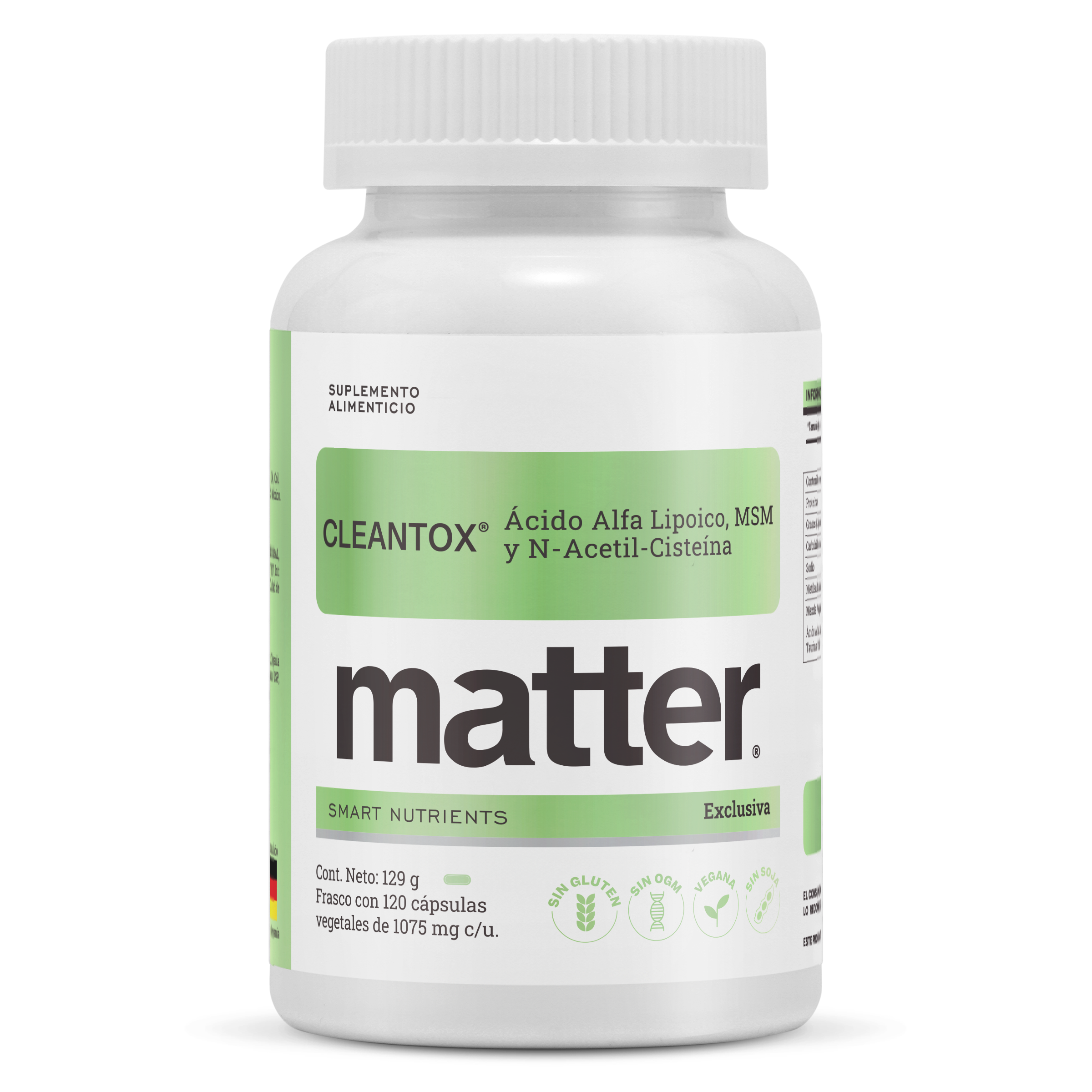 CleantoxÁcido alfa, Lipoico, N-Acetil-Cisteína