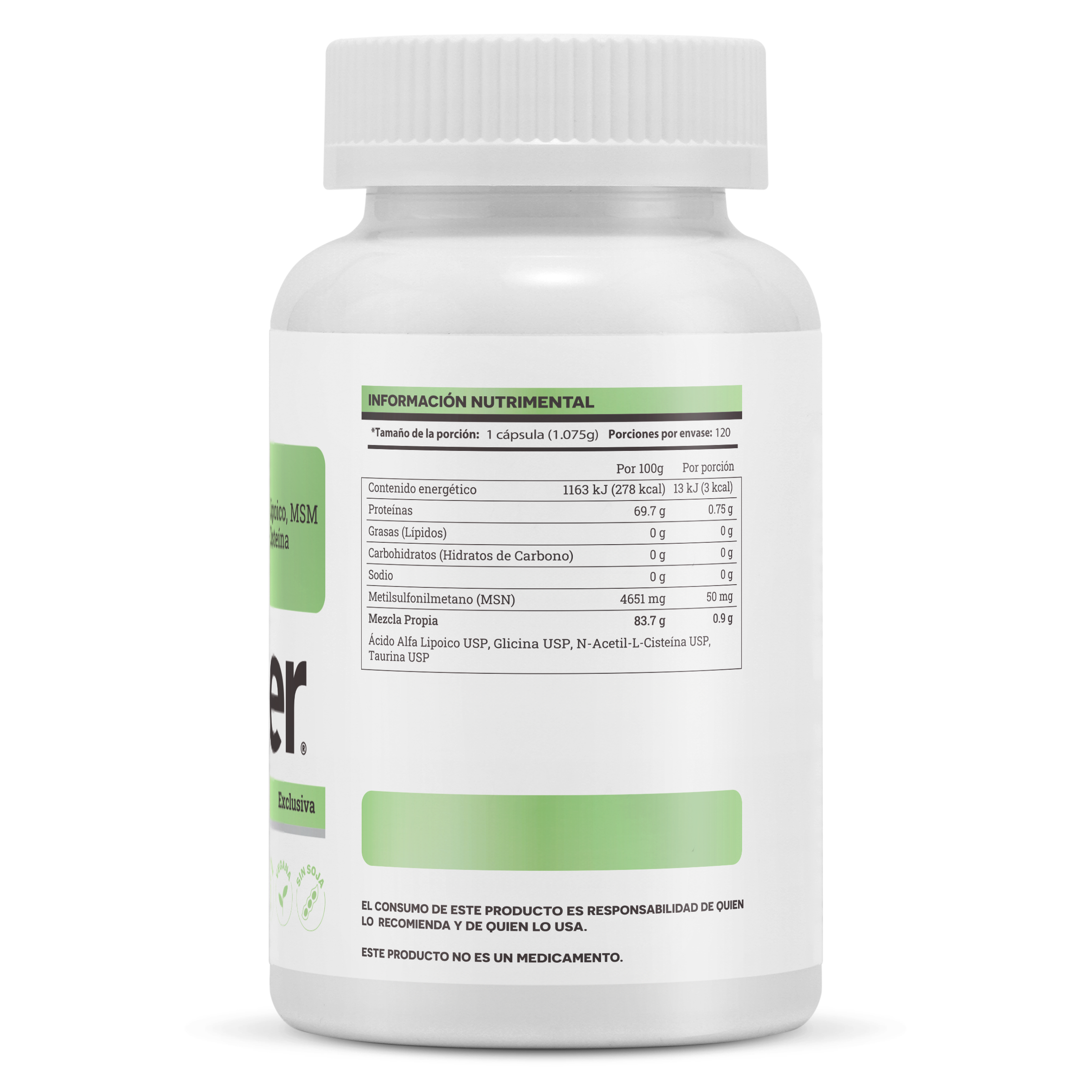 CleantoxÁcido alfa, Lipoico, N-Acetil-Cisteína - Image 2